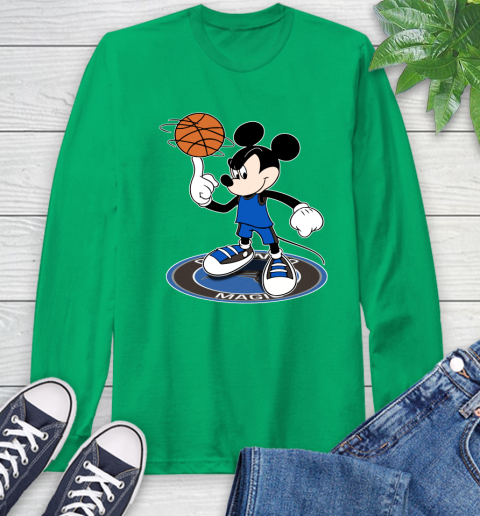 NBA Basketball Orlando Magic Cheerful Mickey Disney Shirt Long Sleeve T-Shirt 8