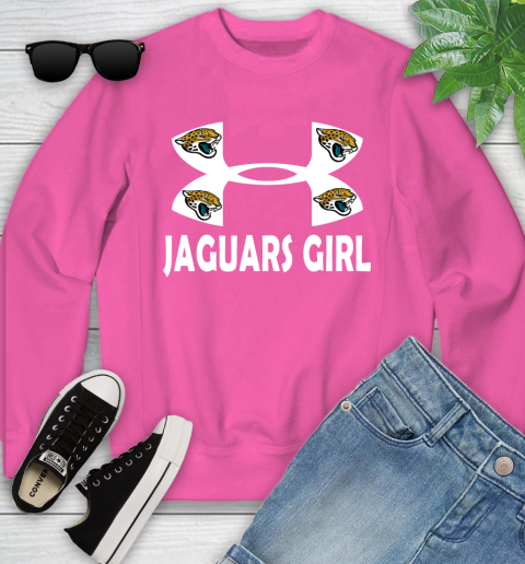 NFL Jacksonville Jaguars Girl Under Armour Football Sports Youth Sweatshirt 6