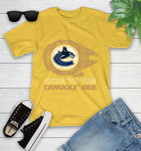 NHL Come To The Vancouver Canucks Wars Hockey Sports Youth T-Shirt 10