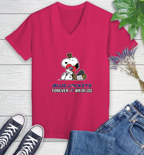NHL The Peanuts Movie Snoopy Forever Win Or Lose Hockey Columbus Blue Jackets 85