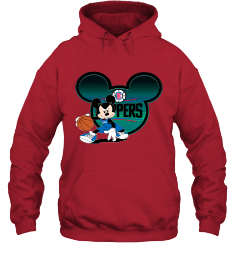 NBA LA Clippers Mickey Mouse Disney Basketball 3Nyqu9x1R7Q hoodie 23 12 eeedec front red