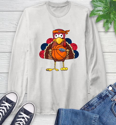 New Orleans Pelicans Turkey thanksgiving day Long Sleeve T-Shirt