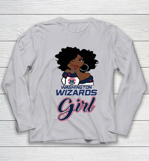 Washington Wizards Girl NBA Youth Long Sleeve 5
