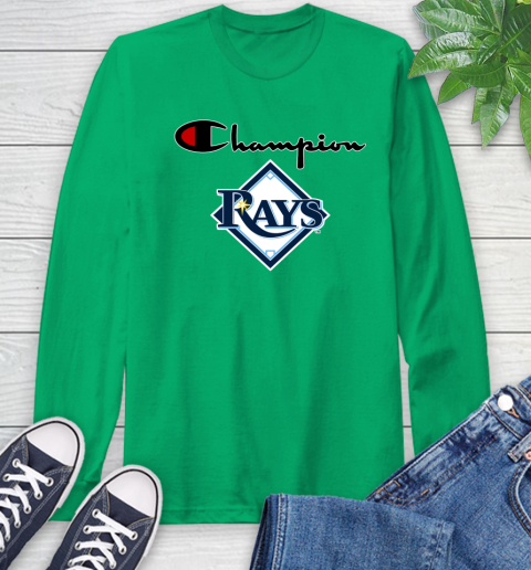 MLB Baseball Tampa Bay Rays Champion Shirt Long Sleeve T-Shirt 5