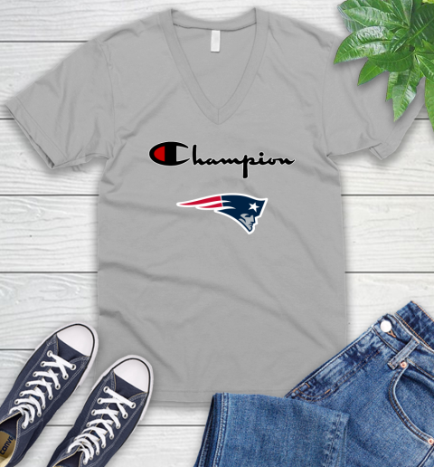 NFL Football New England Patriots Champion Shirt V-Neck T-Shirt 2