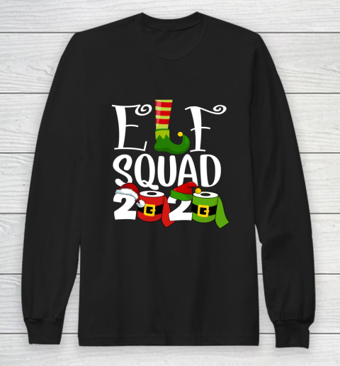 Elf Squad Quarantine Christmas 2020 Long Sleeve T-Shirt