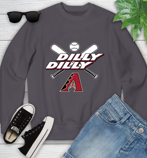 MLB Arizona Diamondbacks Dilly Dilly Baseball Sports Youth Sweatshirt 6