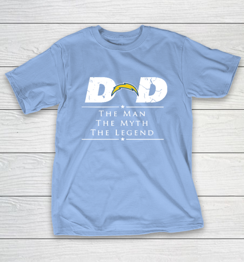 Los Angeles Chargers NFL Football Dad The Man The Myth The Legend T-Shirt 10