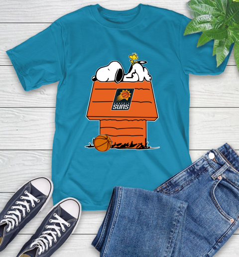 Phoenix Suns NBA Basketball Snoopy Woodstock The Peanuts Movie T-Shirt 8