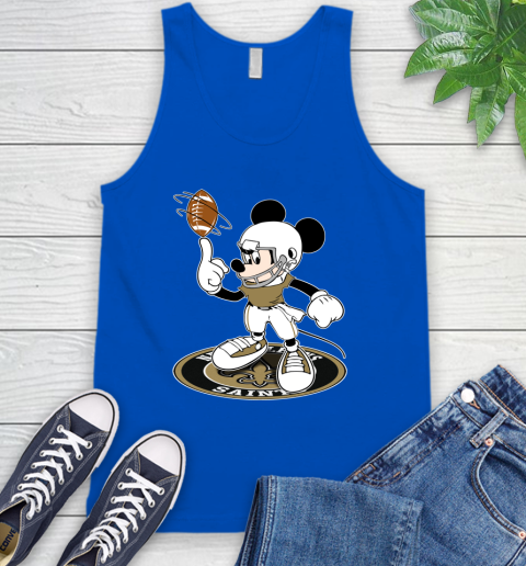 NFL Football New Orleans Saints Cheerful Mickey Disney Shirt Tank Top 5