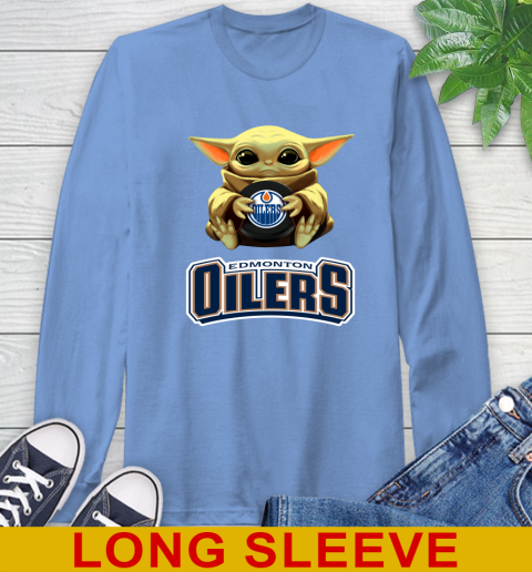 NHL Hockey Edmonton Oilers Star Wars Baby Yoda Shirt 68