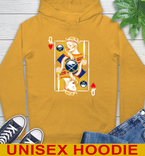 NHL Hockey Buffalo Sabres The Queen Of Hearts Card Shirt Hoodie 2