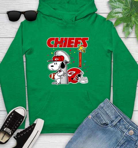 Kansas City Chiefs Champions Super Bowl 2020 Snoopy Middle Finger Shirt 140