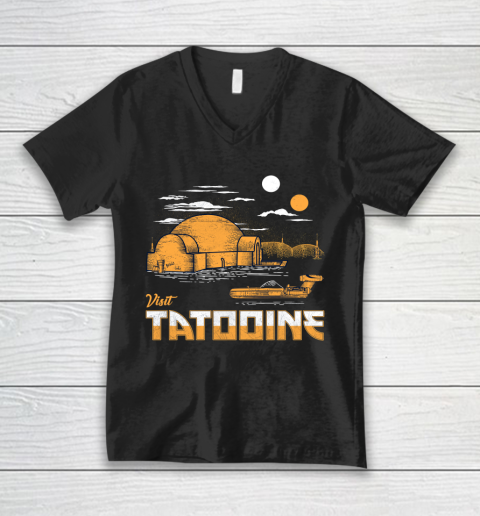 Star Wars Shirt Visit Tatooine V-Neck T-Shirt