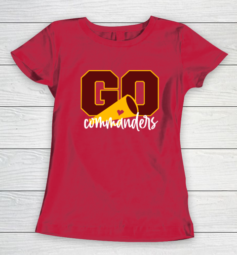 Go Cheer Commanders Women's T-Shirt 7