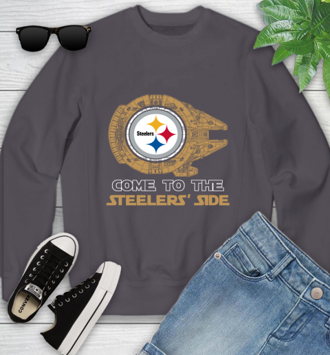NFL Come To The Pittsburgh Steelers Wars Football Sports Youth Sweatshirt 5