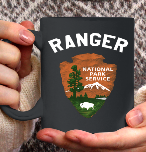 U S National Park Ranger T Shirt Camping Hiking Ceramic Mug 11oz