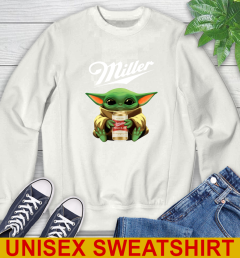 Star Wars Baby Yoda Hugs Miller High Life Beer Shirt 25