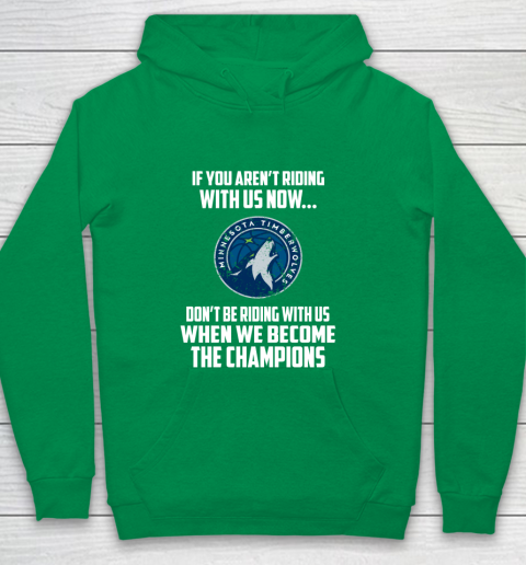 NBA Minnesota Timberwolves Basketball We Become The Champions Youth Hoodie 4