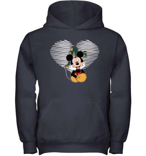 MLB Oakland Athletics The Heart Mickey Mouse Disney Baseball T Shirt 85SUyYvMSZK youth hoodie 43 95 151514 front navy