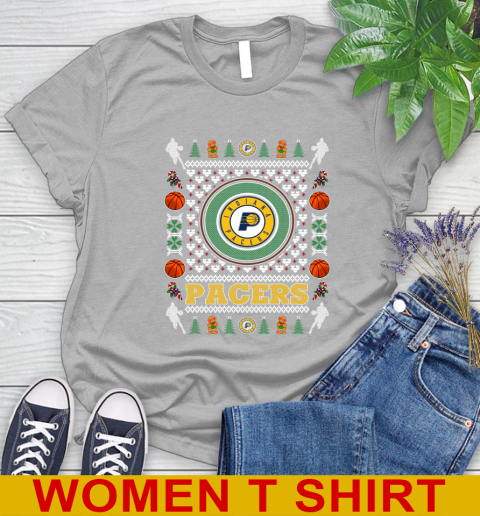 Indiana Pacers Merry Christmas NBA Basketball Loyal Fan Women's T-Shirt 5