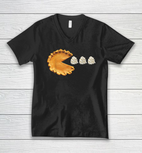 Pumpkin Pie Thanksgiving V-Neck T-Shirt