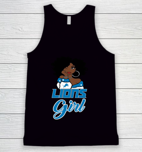 Detroit Lions Girl NFL Tank Top