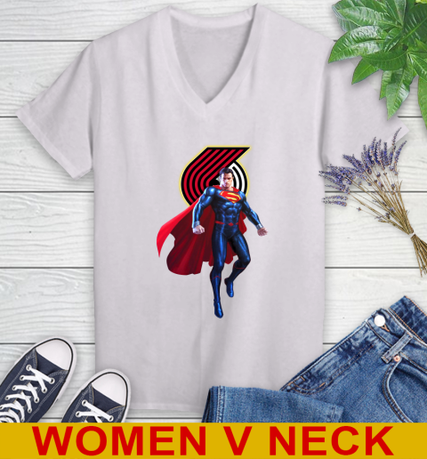 NBA Awesome Superman Basketball Sports Portland Trail Blazers 77