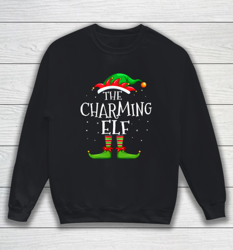 The Charming Elf Family Matching Christmas Group Gift Pajama Sweatshirt