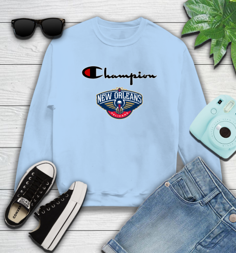 NBA Basketball New Orleans Pelicans Champion Shirt Sweatshirt 4