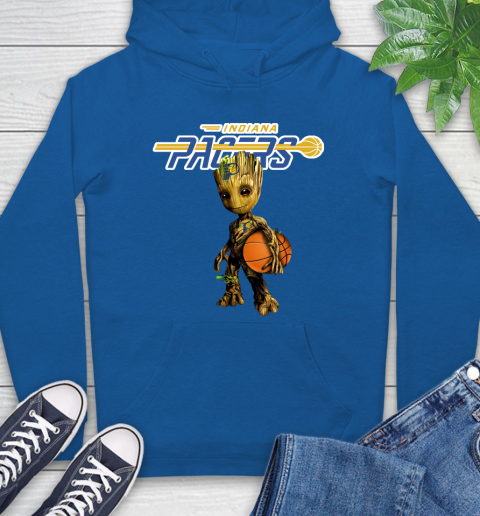 Indiana Pacers NBA Basketball Groot Marvel Guardians Of The Galaxy Hoodie 9