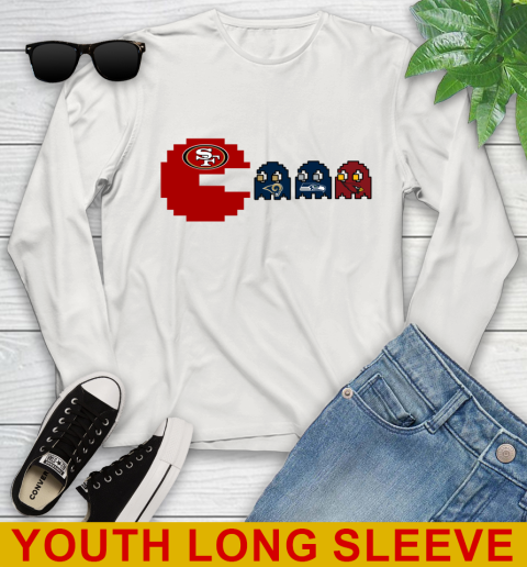 San Francisco 49ers NFL Football Pac Man Champion Youth Long Sleeve 12