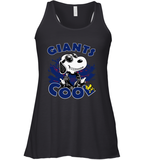 New York Giants Snoopy Joe Cool We're Awesome Racerback Tank