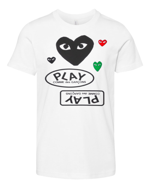 CDG PLAY LOGO WITH BLACK HEART Premium Youth T-shirt