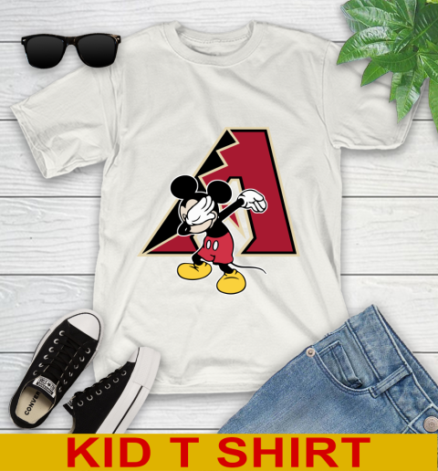 Arizona Diamondbacks MLB Baseball Dabbing Mickey Disney Sports Youth T-Shirt