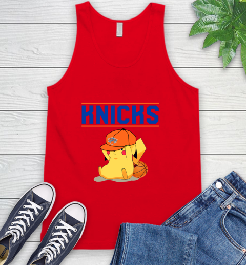 NBA Pikachu Basketball Sports New York Knicks Tank Top 6