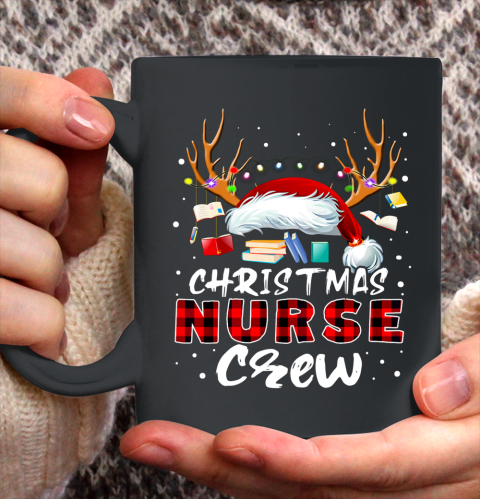 Christmas Nurse Crew Practitioners funny Cute Gift RN LPN Ceramic Mug 11oz