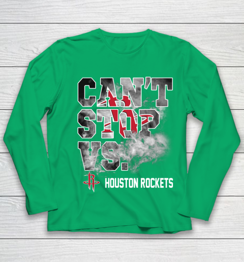 NBA Houston Rockets Basketball Can't Stop Vs Youth Long Sleeve 4