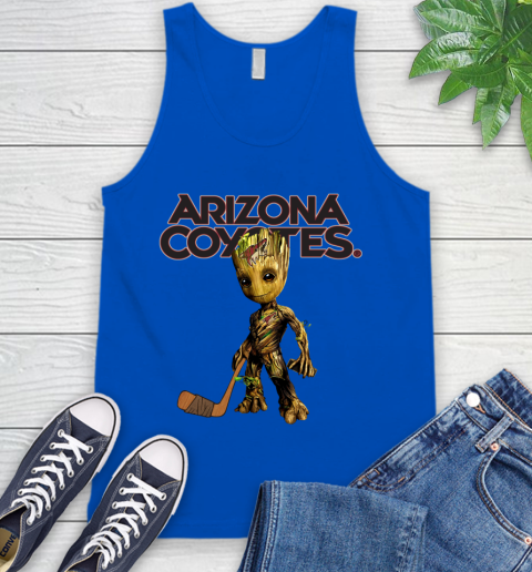Arizona Coyotes NHL Hockey Groot Marvel Guardians Of The Galaxy Tank Top 5