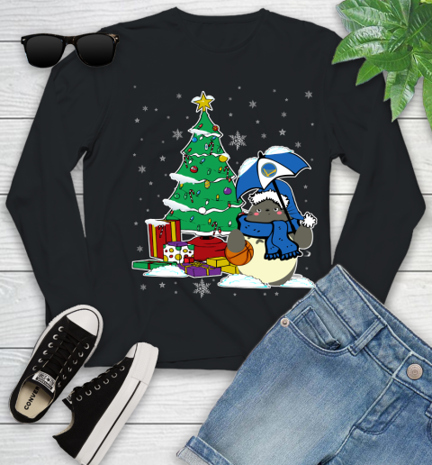 Golden State Warriors NBA Basketball Cute Tonari No Totoro Christmas Sports Youth Long Sleeve
