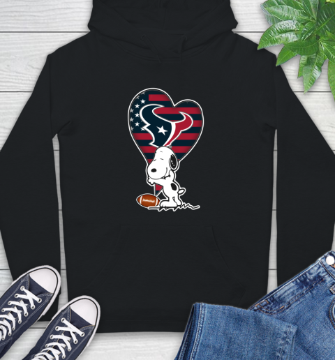 Houston Texans NFL Football The Peanuts Movie Adorable Snoopy Hoodie 2