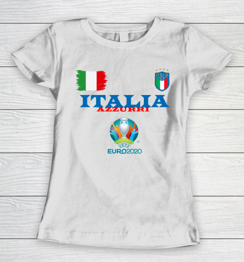 Italia Azzurri Euro 2020 Flag Women's T-Shirt