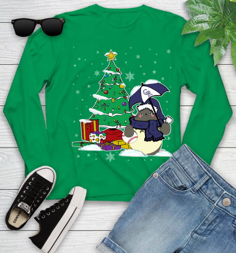 Colorado Rockies MLB Baseball Cute Tonari No Totoro Christmas Sports Youth Long Sleeve 7
