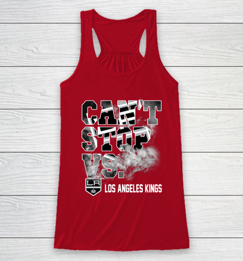 NHL Los Angeles Kings Hockey Can't Stop Vs Racerback Tank 4