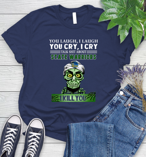 NBA Talk Shit About Golden State Warriors I Kill You Achmed The Dead Terrorist Jeffrey Dunham Basketball Women's T-Shirt 14
