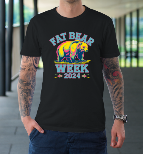 Fat Bear Week 2024 Grazer Animal Lover Alaska Katmai Nature T-Shirt