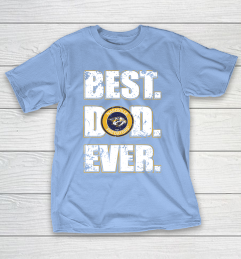 NHL Nashville Predators Hockey Best Dad Ever Family Shirt T-Shirt 10