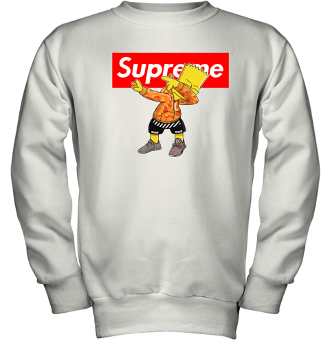 Supreme Simpson Dabbing Youth Sweatshirt