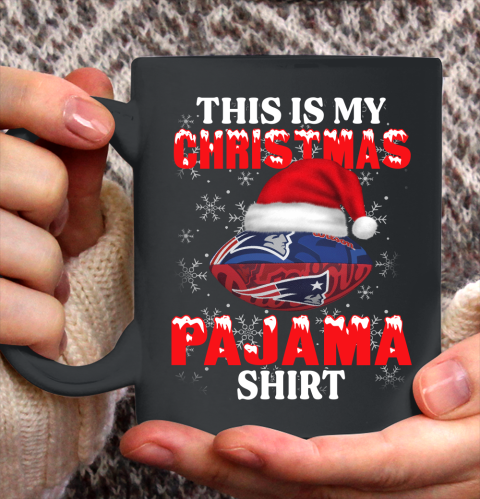 New England Patriots This Is My Christmas Pajama Shirt NFL Ceramic Mug 11oz