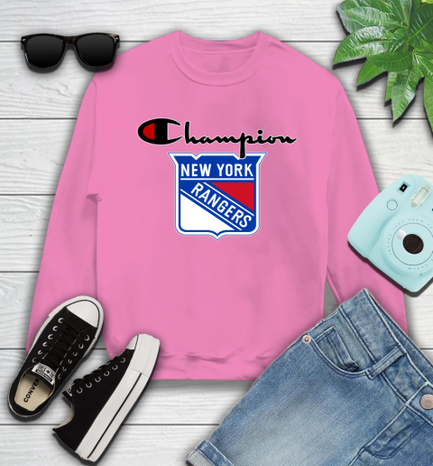 NHL Hockey New York Rangers Champion Shirt Youth Sweatshirt 3